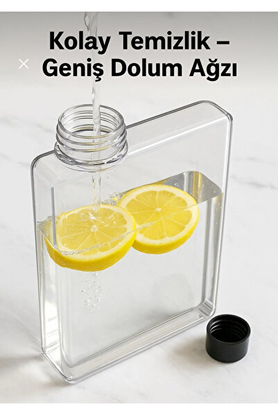 MİMOZA PARK A5 Bottle Model 430 ml Water Bottle Flask Inside Bag Detox Flask