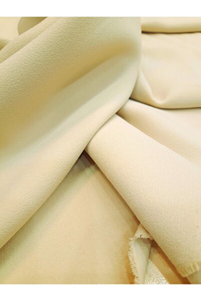 Safir Kumaş Elbise Etek Ceket Takım için İthal Jorjet Krep Kırışmaz Dökümlü 3...