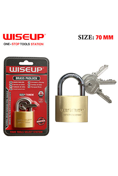 WISEUP 70mm brass lock.