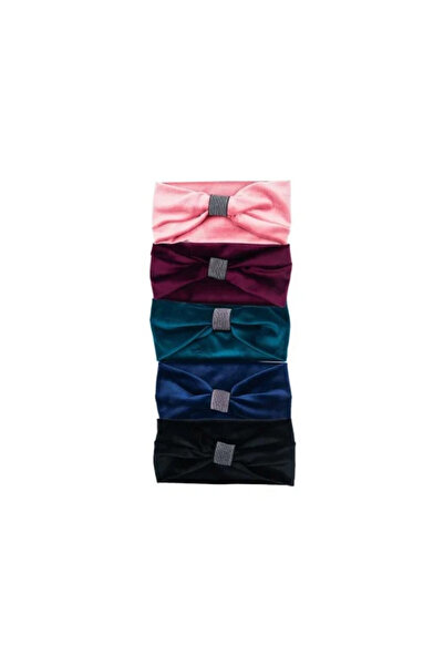 OEM Set of 12 Velvet Headbands, multicolor, 5 elegant colors, sizes 12 pcs
