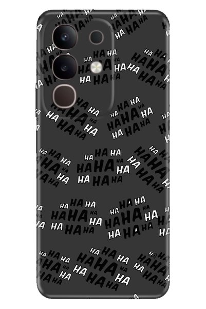 Cekuonline Vivo Y29 Case Decorative Silicone Printed Cover Hahaha