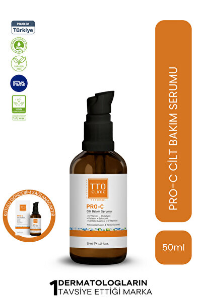 TTO Clinic Pro-C Cilt Bakım Serumu 50Ml