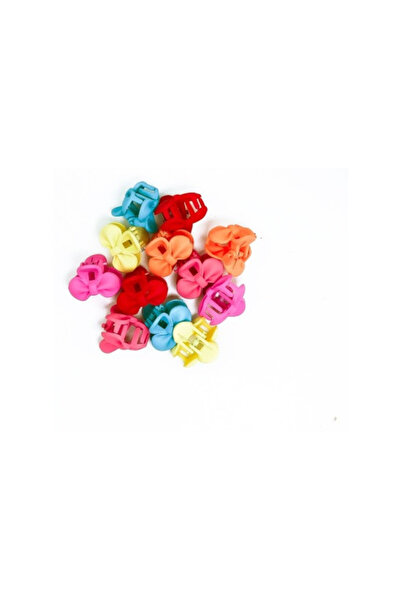 OEM Set 12 clesti de par fundita, multicolor, dimensiuni 2.5cm