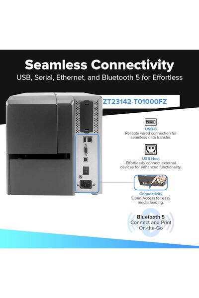 Zebra JetSet Label ZT231 (Zebra ZT230 Replacement) | Thermal Transfer & Direct Thermal 203 DPI