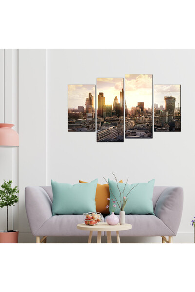 Generic Wall panel - architecture - 566 - divided into four pieces