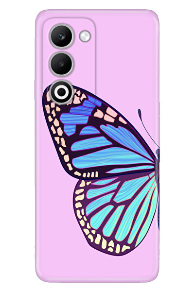 OPPO A5 5G Kılıf Trendy Silikon Baskılı Butterfly