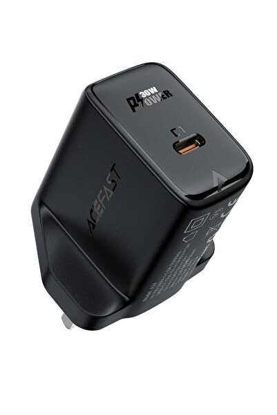 Acefast A24 GaN PD 30W USB-C Fast Charge Wall Charger UK Plug