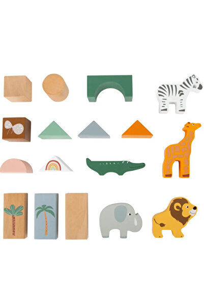 Small Foot Wooden building blocks "Safari"