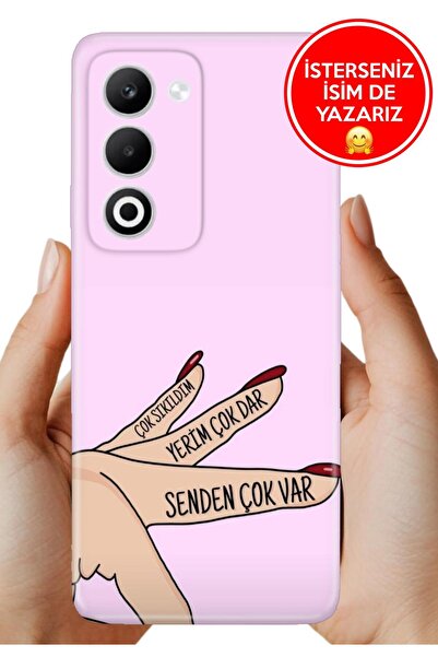 OPPO A5 5G Kılıf Rubber Esnek Silikon Tam Koruma Senden Çok Var