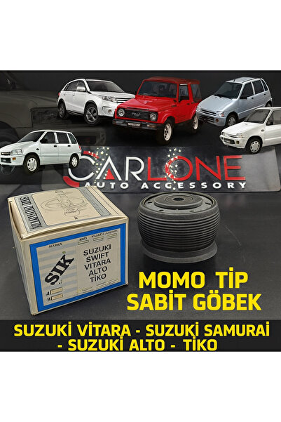 carlone Suzuki Swift-Alto-Vitara-Samurai-Tiko İçin Özel Spor Direksiyon Göbeğ...