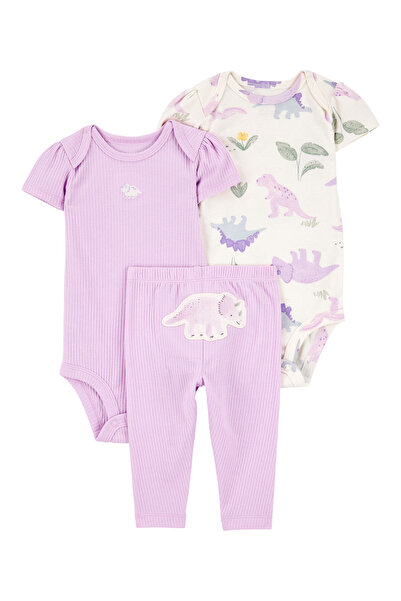 Carter's Baby Girl Purple Set of 3