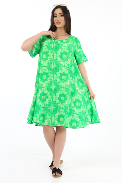 SCHIK Set de rochii din viscoză din 3 piese pentru femei – turcoaz, verde, albastru – rochie casual confortabilă și elegantă