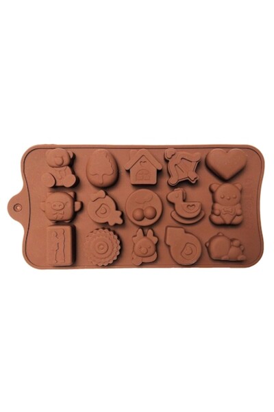 CBD CORAL BEST DEALS Matră de silicon, model simbol pentru ciocolată de casă,...