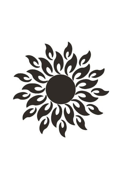 CBD CORAL BEST DEALS Set 27 oglinzi de perete adezive din PVC acrilic, Soare ...