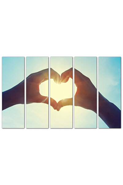 Generic Wall panel - Hands of Love - 1558 - Divided into five equal pieces
