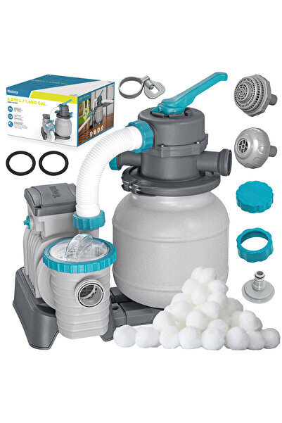 Other Pompă de nisip pentru piscină Bestway 58497 + bile filtrante 6056 l/h