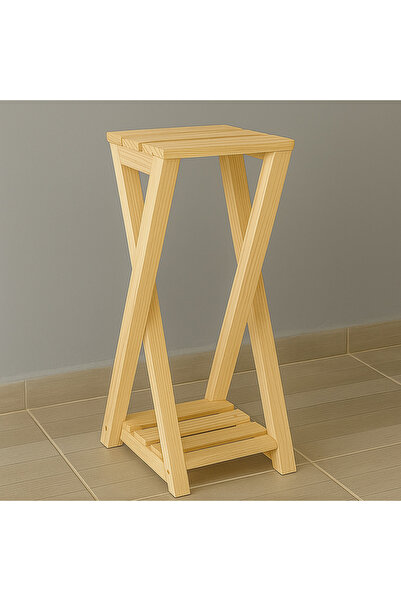 ONFU PREMİUM ONFU Ahşap Dekoratif Çiçek Standı