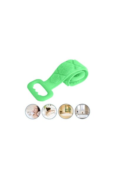 Doty Bath Sponge 2 in 1 Sponge Brush, Green,