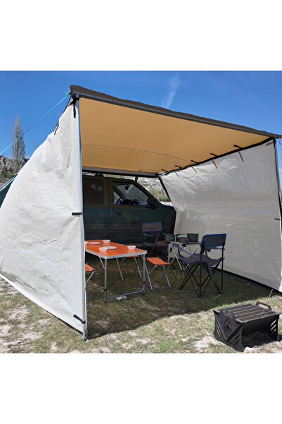 Lic LifeInCamp Tüm Araç Üstü Torba Yan Tenteler ile Uyumlu 2 Adet Yan Duvar F...