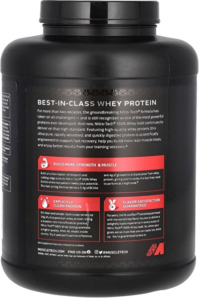 MUSCLETECH NitroTech Ultra Whey Protein Muscle Building Blend