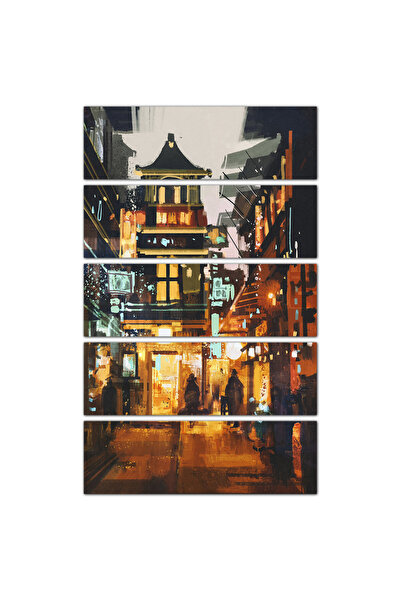 Generic Wall panel - Asian market - 916 - divided into five equal pieces