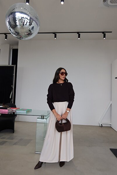 Özge Özgenç Широкі штани з плісированою крій