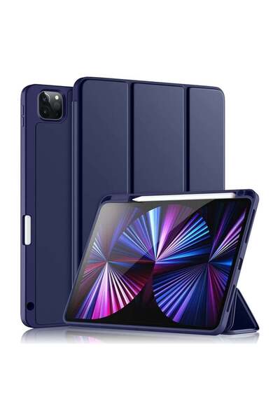 Generic حافظة SmartGrist متوافقة مع iPad Pro 11 حافظة 2021/2020 مع حامل قلم رصاص، لجهاز iPad Pro 11 بوصة