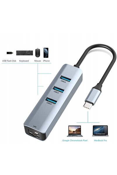 Other HUB ADAPTER USB-C LAN ETHERNET RJ45 GIGABIT 1000 Mbps