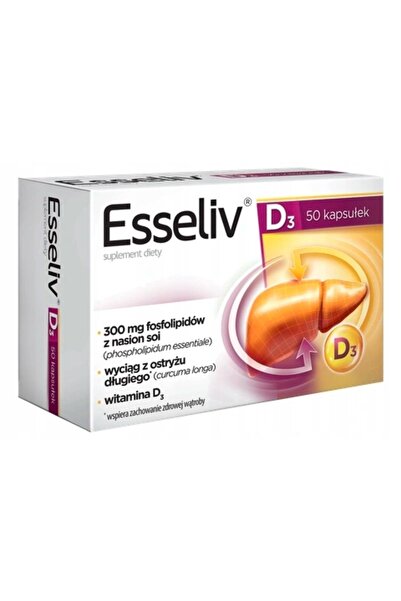 Other ESSELIV fosfolipide D3 din soia, stridii 50 capsule
