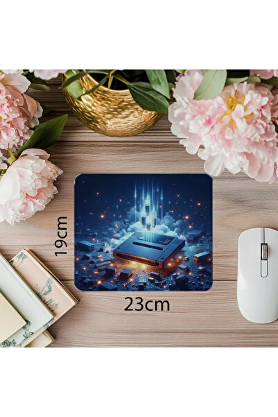 Wisdom Rain لوحة ماوس ألعاب بتصميم Pixel Sparks - لوحة ماوس مطبوعة مستطيلة ال...