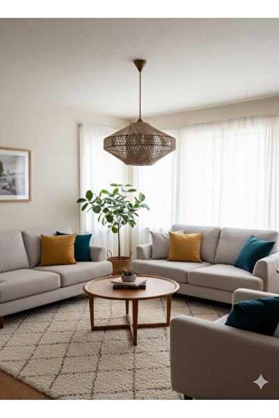 Genel Markalar Bohem,Rustik,Modern,Jüt,Doğal,El Yapımı Sarkıt Avize