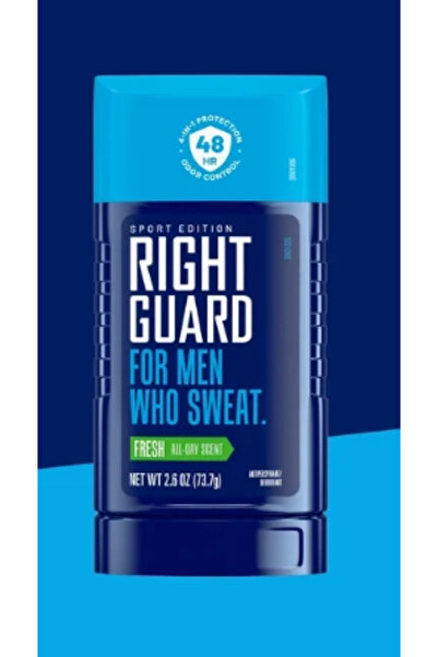 Right Guard For Men Who Sweat Fresh All-Day Scent Stık Deodorant 73,7 gr