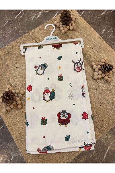 Anne&Bebek Çok Amaçlı Müslin Örtü, , 100x80, Yenidoğan, Müslin Bebek Battaniy...
