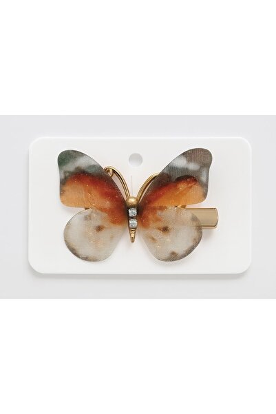 Shiklik Κομψό γυναικείο κλιπ μαλλιών με κινητά στρας σε σχήμα πεταλούδας