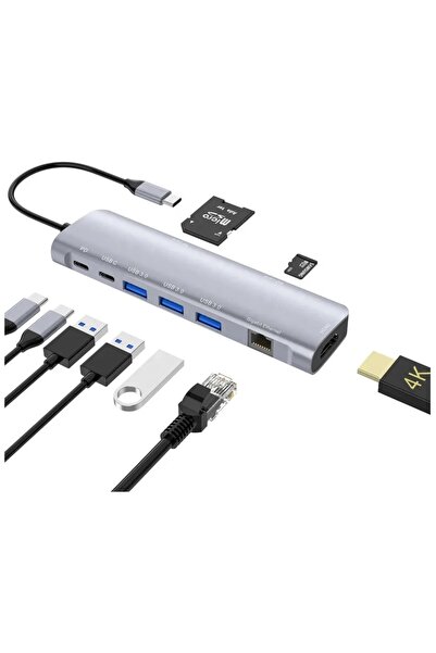Other Adaptor USB-C HDMI 4k LAN RJ45 Gigabit PD 100W USB 3.0