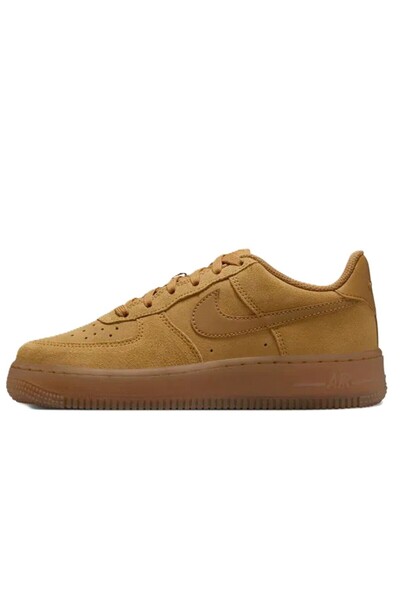 Nike Air Force 1 LV8 AF1 Leather Unisex Sneaker Hakiki Deri Günlük Spor Ayakkabı Hardal