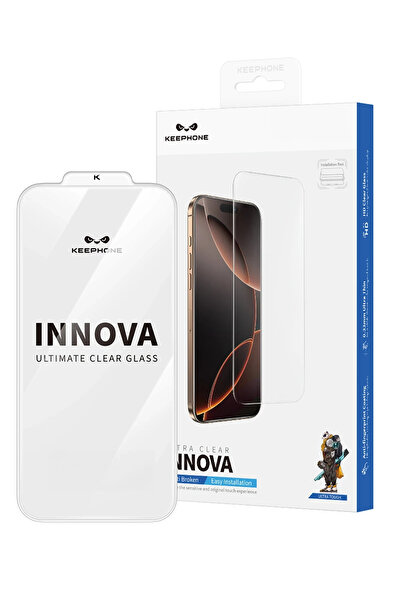 KeepHone Apple iPhone 17 Pro Uyumlu Göz Yormaz Innova Ultra HD Cam Ekran Koru...