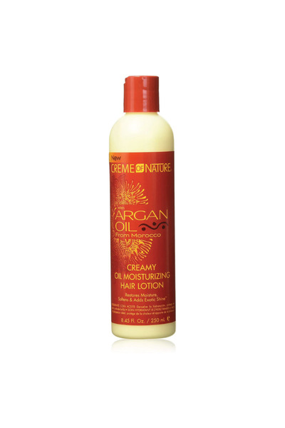 Creme of Nature كريم اوف نيتشر لوشن شعر 250 مل بزيت الارغان مرطب كريمي زيتي