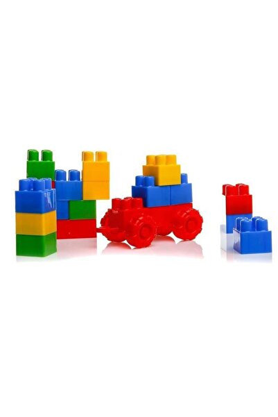 hak-iş oyuncak 120 Piece Color Block Set – Cylinder Box