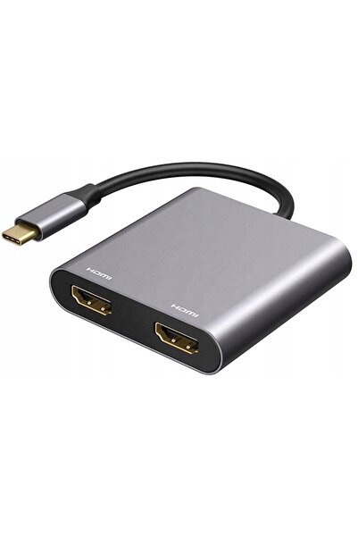 Other ADAPTOR HUB USB-C 2x HDMI 4k