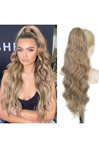 Oskar Shop Coada de Par cu snur Soft Balayage, 70 cm