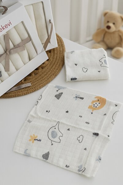 eradkids Organic Cotton Muslin 7-Pack Baby Mouth Wipes / Boxed Special Series