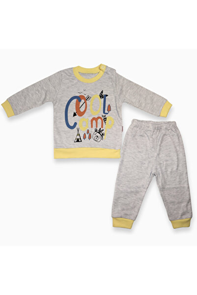 N@zence Cool Camp Baby Pajama Set - Cotton 2-Piece Long Sleeve Set
