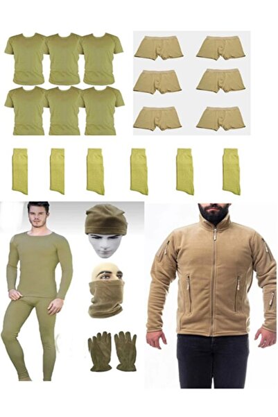 Ö ÖZMERT ASKERİ MALZEME Acemi ve Bedelli Asker Kışlık Seti Polarlı Set