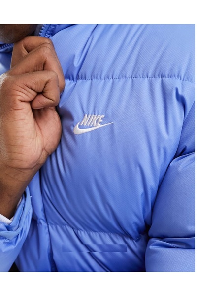 Nike Club Puffer Erkek Siyah Günlük Stil Mont