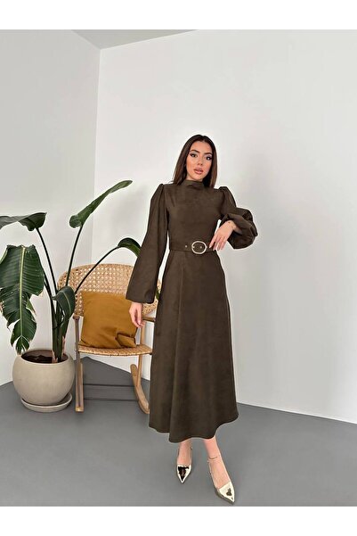 Lady Pixie Φόρεμα με λεπτομέρεια με κούμπωμα και ζώνη