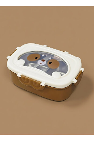 Bisbell Stainless Steel 800ML Divider Lunch Box|Leakproof Bento Food Containe...