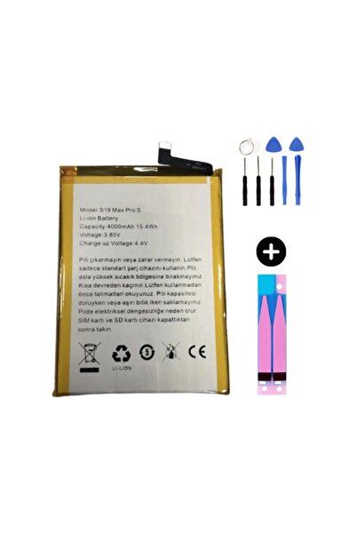 instatech Reeder S19 Max Pro S Uyumlu Güçlendirilmiş İthal Pil + Montaj Seti