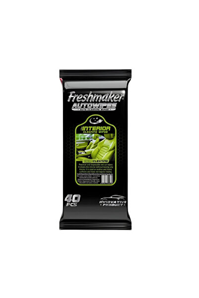 Freshmaker Fresh Maker Wipes 40 Wet Wipes for Car Leather