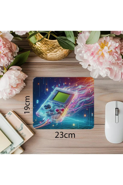 Wisdom Rain Mouse Pad pentru consolă de jocuri plutitoare – stil neon - 19x23...